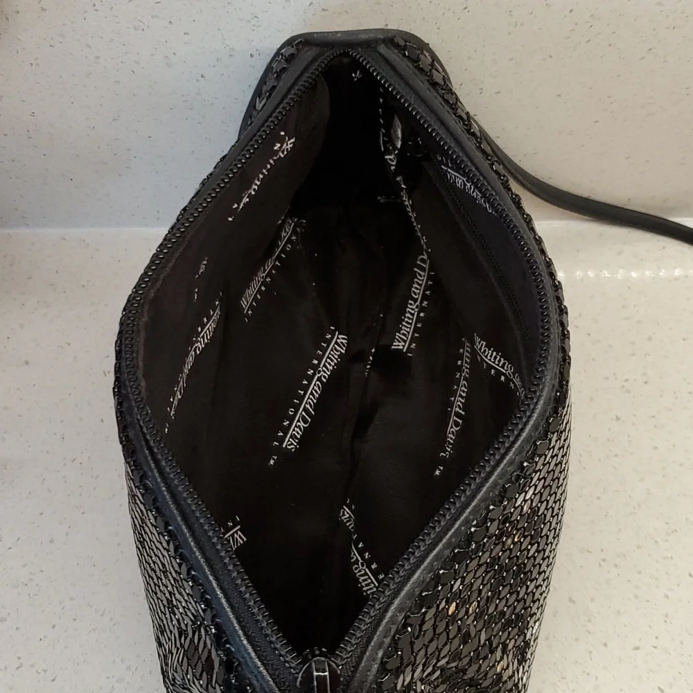 WHITING AND DAVIS chainmail crossbody bag